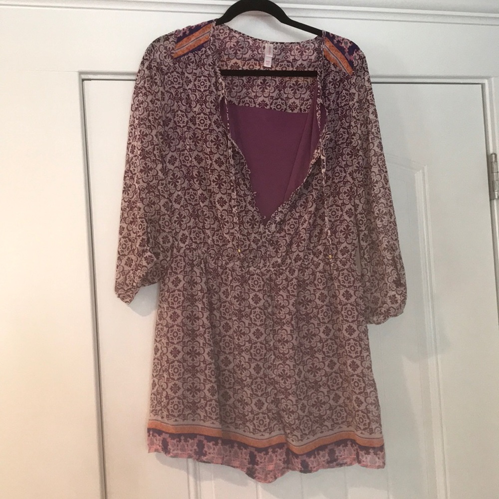 Patterned romper